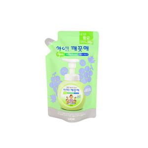 아이깨끗해(리필 200ml) 청포도향 유아핸드워시 핸드워시 거품비