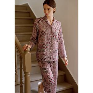 [와코루]앤틱한 오리엔탈 패턴의 순면 여성파자마 WPA2466W