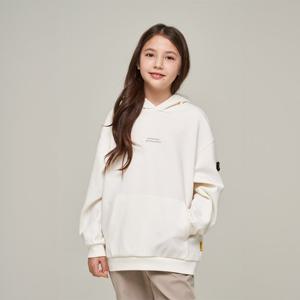 내셔널지오그래픽키즈 K243UHD910 백그래픽 후드 티셔츠 IVORY