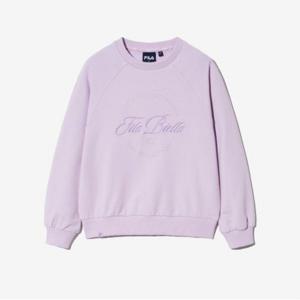 [휠라키즈] 로고 포인트 크롭 맨투맨 (FK2POG3102F_GPU)