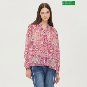 베네통 포스터 블라우스 BABL05341_PK