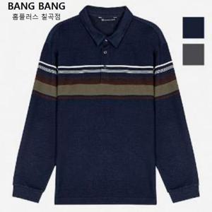 뱅뱅칠곡 HC09 남성 레이온 카라긴팔 티셔츠 NTK664