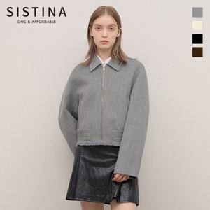 [SISTINA]밴딩 카라 핸드메이드 자켓_AWHJKO41050