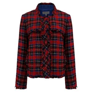 [조순희]레드체크 자카드 자켓 (FMWJ452)