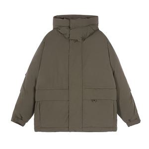 [게스]게스 남성 패딩 인퀄팅 구스 딥카키 MN4W5873 D