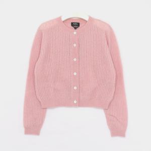 아페세 마일론 크롭 크루넥 여성 가디건 WPABE F22246 FAA