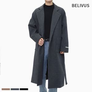 [빌리버스]빌리버스 남자 울 혼방 정장 싱글 코트 BYM008