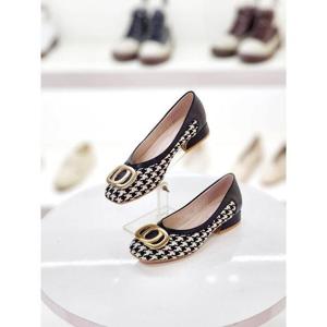 세레스 세이브존07 체크 스퀘어토 펌프스3cm NR M870U