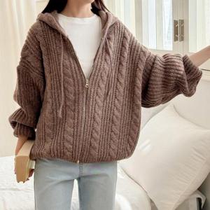 빅사이즈 412 베이끈후디니트긴팔집업 DBNS851