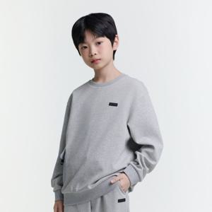 [내셔널지오그래픽키즈]K251USW830 어드벤처 우븐믹스 맨투맨 MGREY