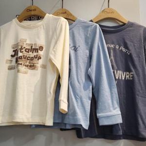 치크 DP01 봄 그래픽 긴팔 티셔츠 CKLA2512B