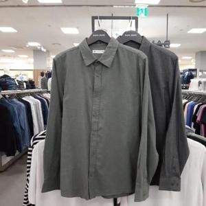 뱅뱅 HC09 남자 솔리드 봄가을 면100셔츠남방 NSK631