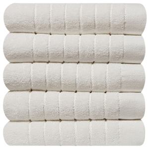 [다주타올]5장 호텔수건 S200g 리치 두꺼운 무형광 고급 순면 화이트 흰색 백색 하얀색 수건 타올