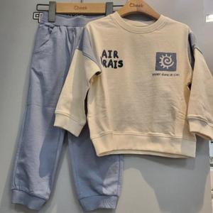 치크 DP01 바시티 스웻 상하세트 CKSM2511B