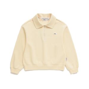 [내셔널지오그래픽키즈]K233GSW020 여아 반집업 맨투맨 CREAM