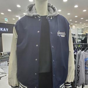 [써드케이](남녀공용)야구 패딩점퍼MP1JU016-네이비_CJ