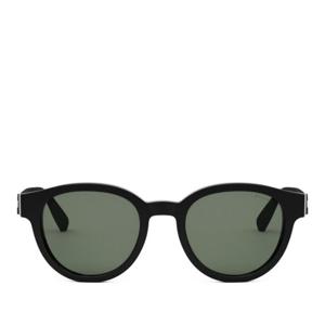 불가리 라운드 프레임 그린 렌즈 선글라스 BV40042I 01N BLACK