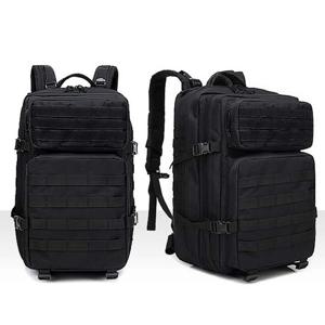전술 보급배낭 가방 블랙 대용량 밀리터리 백팩 43L