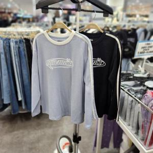 유솔 sh06 걸즈 테이핑 오버핏 티셔츠 ULLA25S05