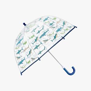[스테판조셉] 클리어 컬러체인징 우산 상어