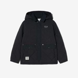 [휠라키즈] 신학기 퀼팅 코치 자켓 (FK2JKH1301X_BLK)