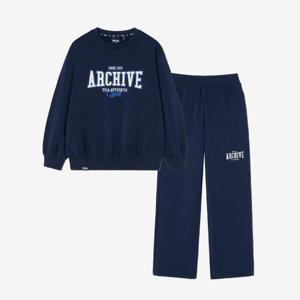 [휠라키즈] 캠퍼스 라운드 셋업 (FK2FSH1301X_NAY)