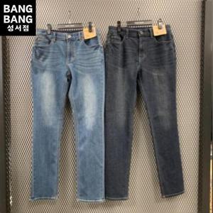 뱅뱅 HC04 가을남성인밴드 일자핏워싱스판청바지 NQK622