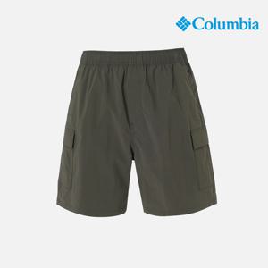 [컬럼비아] 남성 우븐 카고 숏 팬츠_카키 (C62-YMD802)