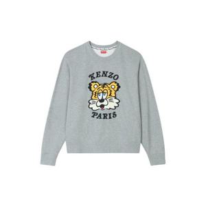 겐조 긴팔 티셔츠 FF5 8SW239 4MF 94 PEARL GREY DOM