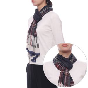 [디스퀘어드2(가방)]여성 체크 프린트 모달 머플러 (ST4002 V04Y 3073 W)