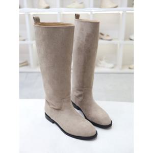 [블리아르]스웨이드 여성 캐주얼 롱 부츠 2.5cm BLMD100356_GN