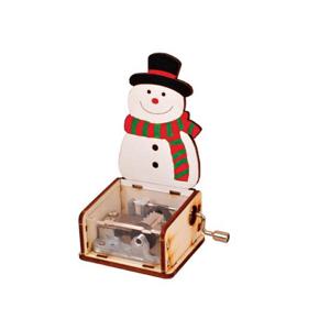 DIY 나무 모형 조립 키트 크리스마스 오르골 눈사람 YM862-22