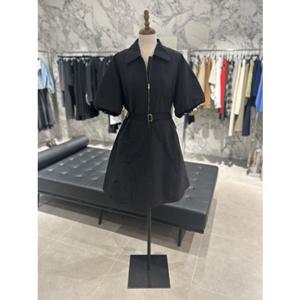 [보브] 보브 VOV 벨티드 하프 집업 미디 원피스 (7155237006) 7155237006