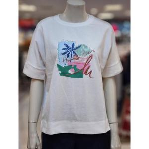 SOUP 세이브존07 그래픽 프린팅 반팔 티셔츠 SBXST20