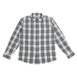 [뱅뱅]남녀공용 베이직 체크 면 긴팔 남방 NSM131