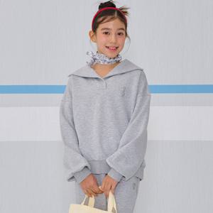 [오션스카이] 여아 와이드 카라 맨투맨 티셔츠-EAJG5152B0B