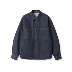 [애드호크]남성 더블 포켓 데님 셔츠 HB3LS02-2_DJ