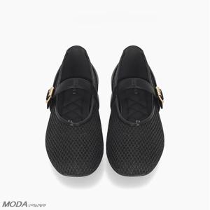 [엘칸토]경량 쿠션 시스루 플랫 여성 펌프스 1WO25XB_GN