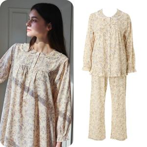 [비너스]보들보들 부드러운 면 레이온혼방 가볍게 입는 로맨틱 여성잠옷 파자마 VPA4505W