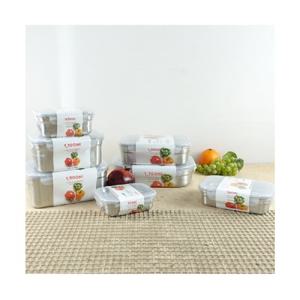 상원 스텐맘 직사각 밀폐 9호 1.7L C7 S010 밀폐용기 냉장고밀폐용기 냉장고정리 밀폐스텐용기 반찬그릇 냉