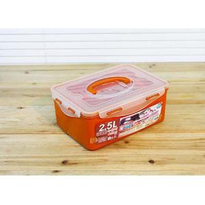 락스타 황토 누름락 4호 소 2.5L 누름용기 누름김치보관통 누름통 핸들김치보관통 핸들김치저장통 손잡이김