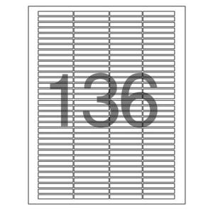 분류표기용 라벨(LQ-3136 20매 136칸 폼텍) 분류라벨 라벨지 분류용라벨 라벨스티커 분류라벨지 표기용라벨
