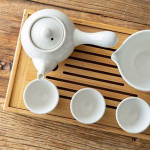 이천도자기 백자 3인 다기세트 전통찻잔 다기잔 다도 전통찻잔 차도구 휴대용다기세트 부부선물 신혼부부선