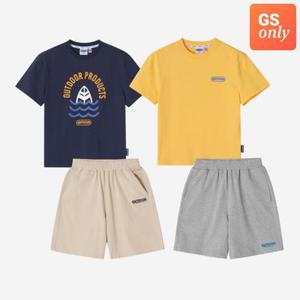 [본사][GS단독][아웃도어프로덕츠키즈]여름 인기 반팔상하세트 균일가 2종 1택