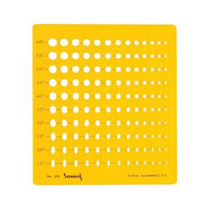 (산키스)템플레이트 No.20215-60도까지타원(소) 모형자 모양자 템플레이트 제도자 모형자 모양자 템플레이