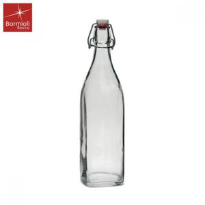 보르미올리 사각 스윙 유리병 1000ml 투명 병 용기 유리통 유리병 유리용기 밀폐병 밀폐용기 밀폐유리병 밀