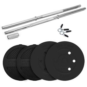 이고진 역기 세트 중봉 조립형 블랙 바벨 원판 31kg 역기봉