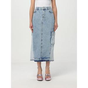 모스키노 데님 스커트 01053719 1303 Denim