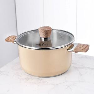 까사니 인덕션겸용 파스텔 세라믹 스텐 양수냄비 22cm