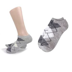 남성용 아가일 발목양말 남자양말 회색5켤레